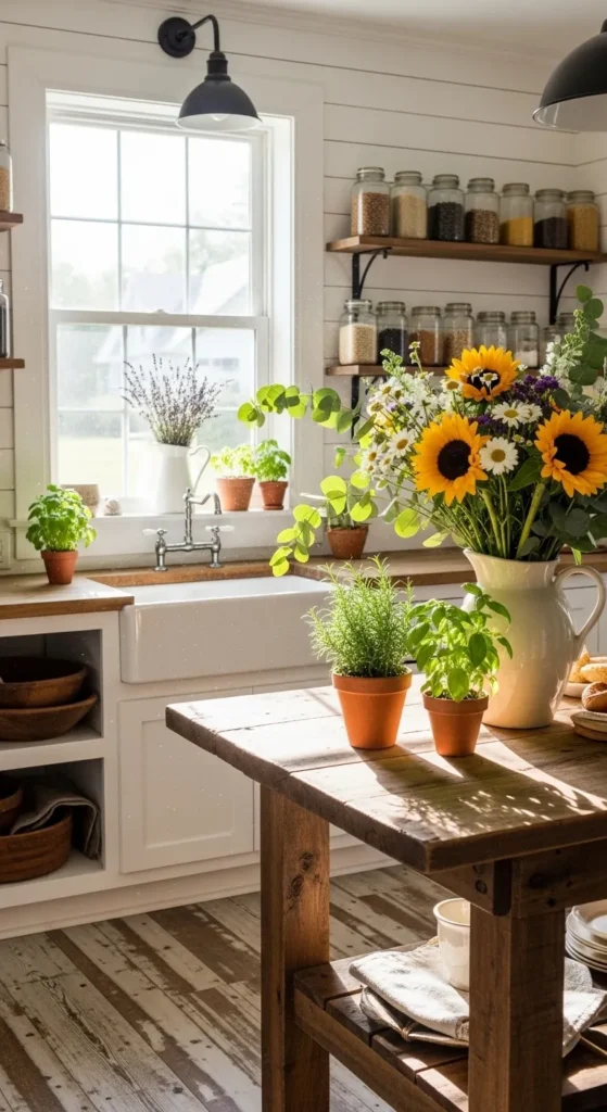 Fresh Flowers and Greenery