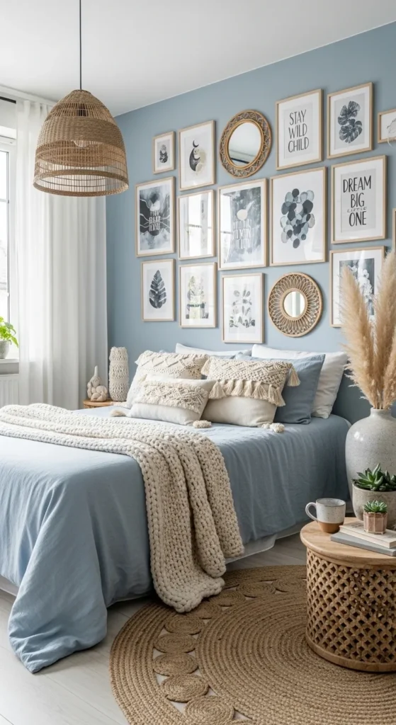 Gallery Wall with Aesthetic Art
