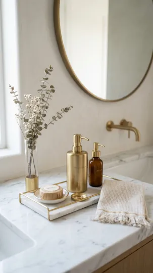 Gold Accessories and Décor