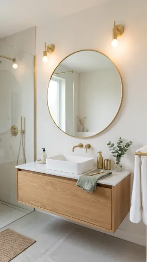 Gold-Framed Mirrors