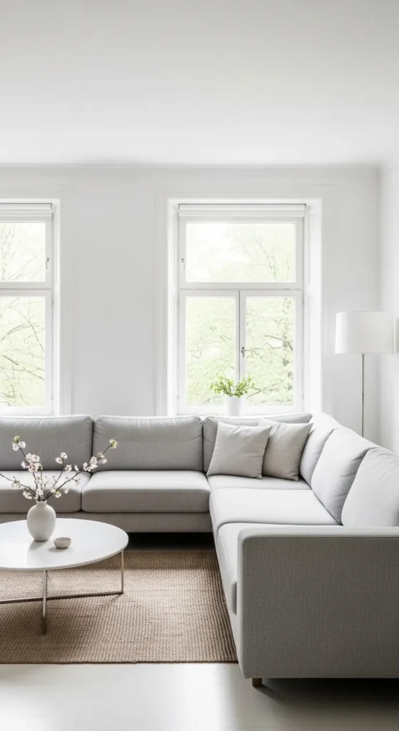 Grey and White Minimalist Look