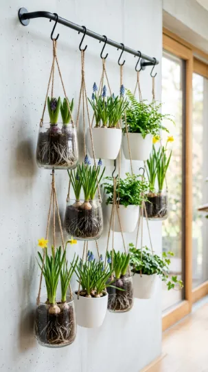 Hanging Bulb Displays