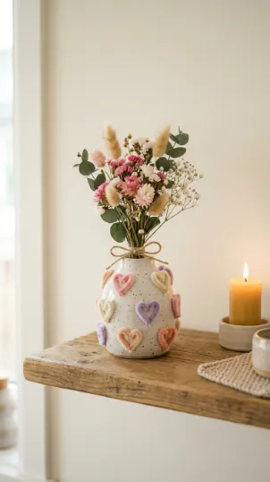 Heart Decor Vase
