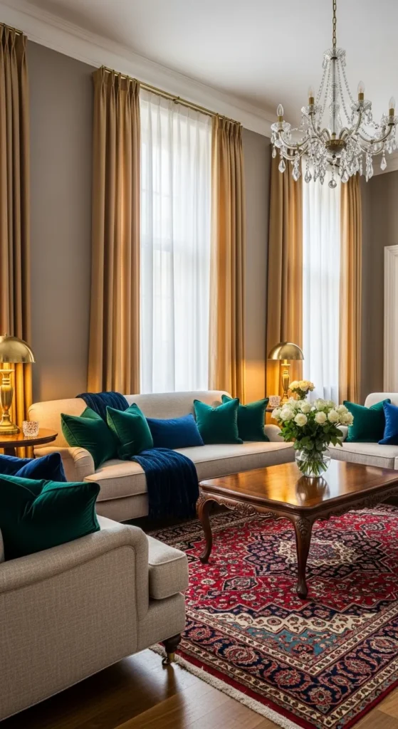 Incorporate Luxurious Fabrics