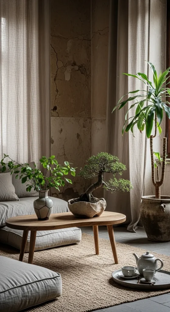Indoor Plants and Organic Shapes