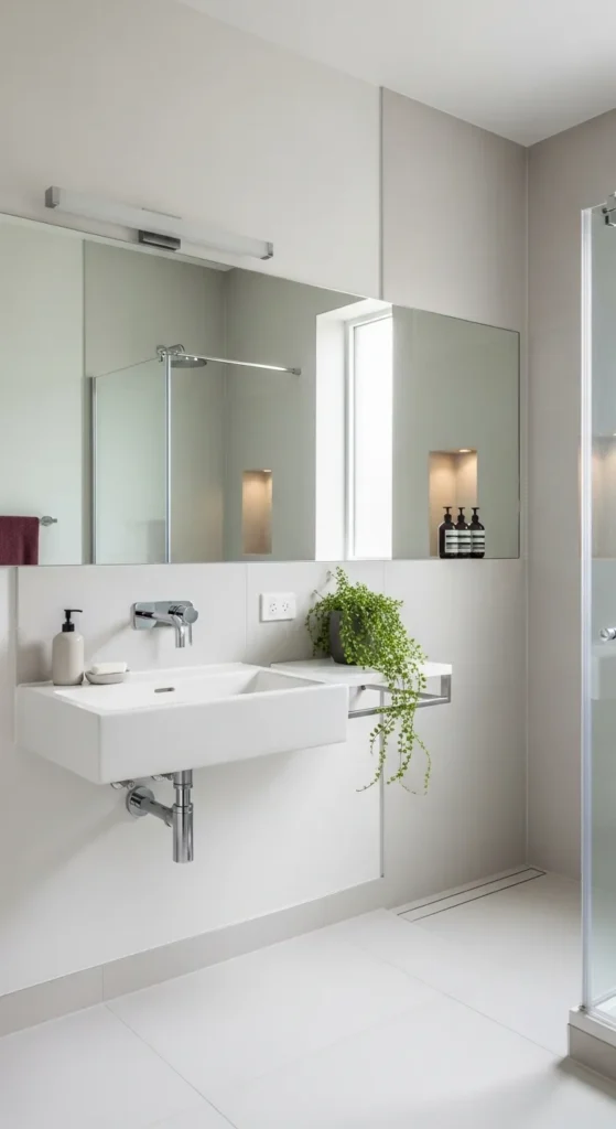 Large Mirrors for Depth