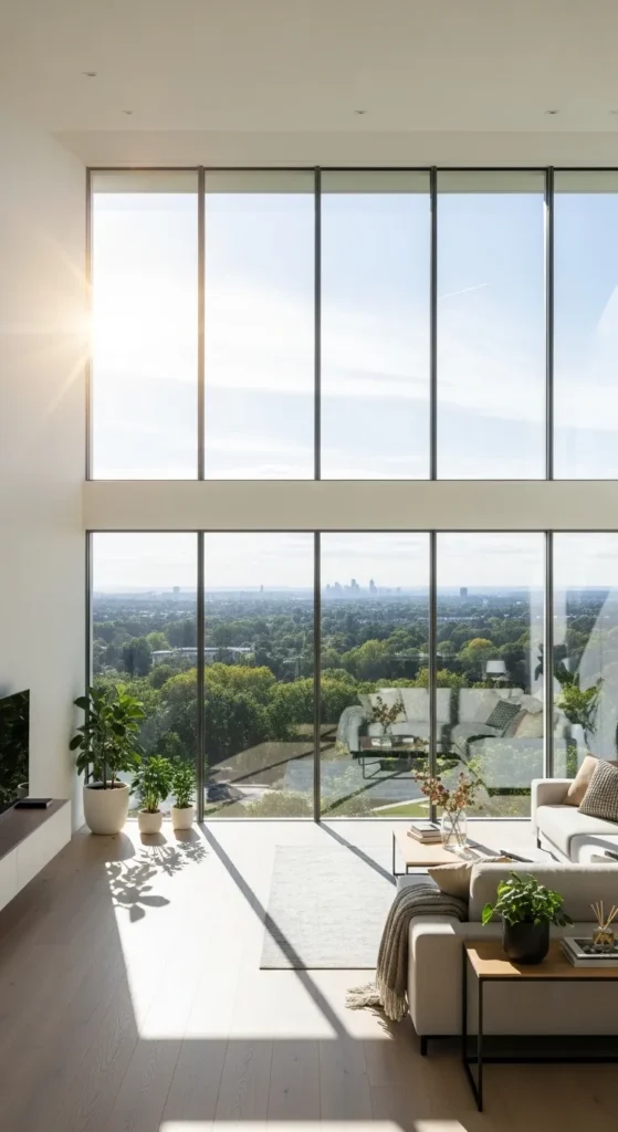 Large Windows for Natural LightLarge Windows for Natural Light