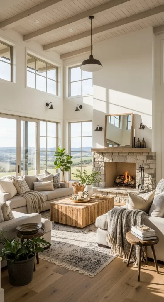 Large Windows for Natural Light