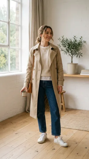 Layer with Knitwear