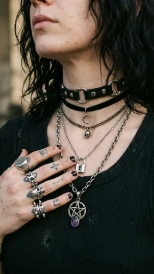 Layered Accessories Look
