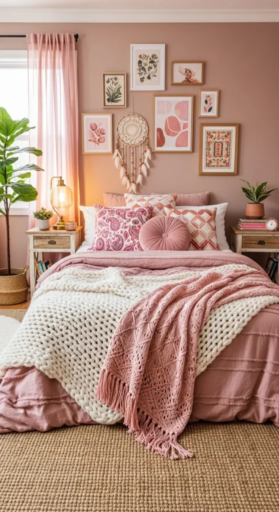 Layered Boho Bedding