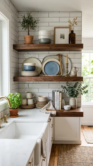 Layered Shelf Styling