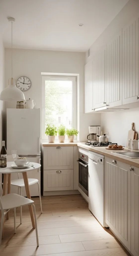 Light Color Tiny Kitchen