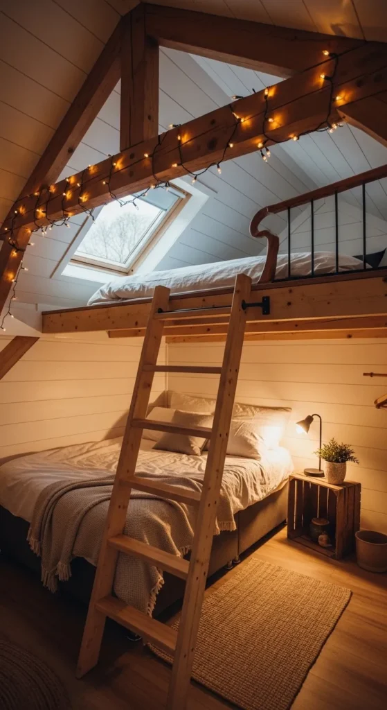 Loft-Style Bedroom
