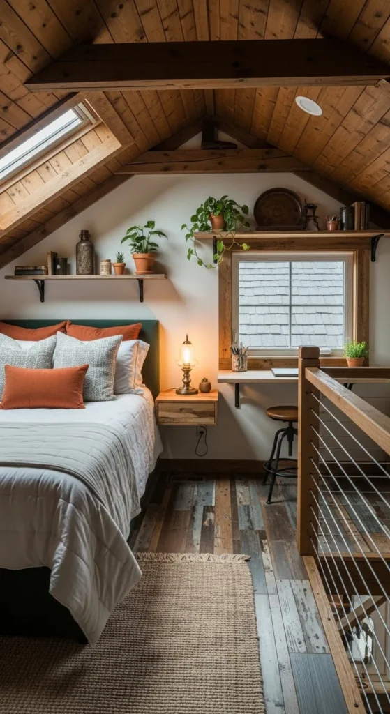 Loft-Style Bedroom