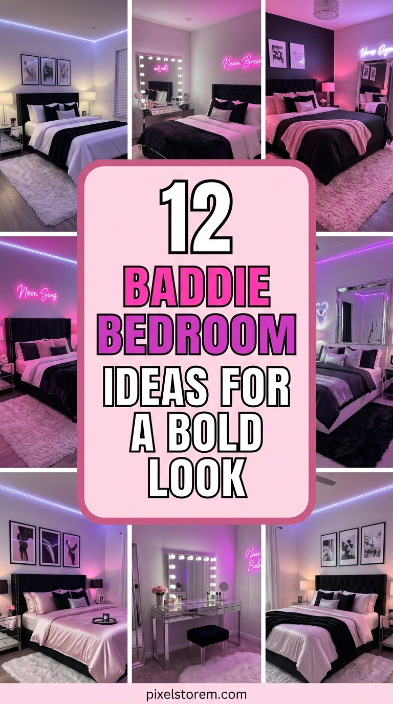 12 Baddie Bedroom Ideas for a Bold and Trendy Aesthetic Space