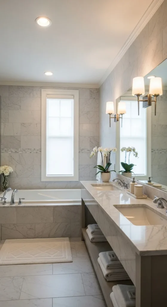 Marble Surface Bathroom