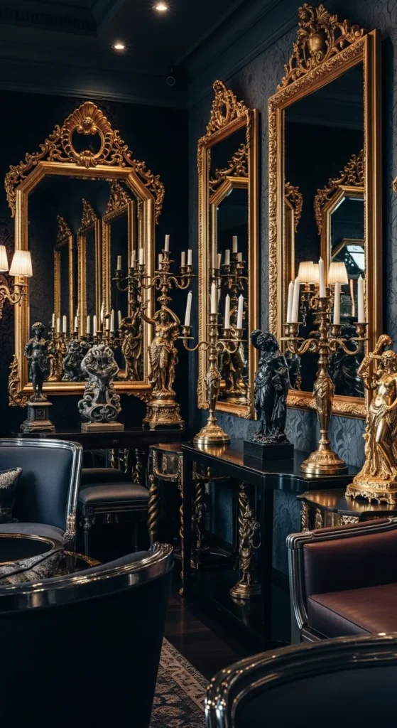 Metallic and Gold Accents