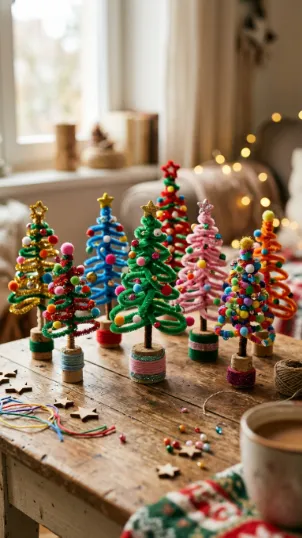 Mini Tree Centerpieces