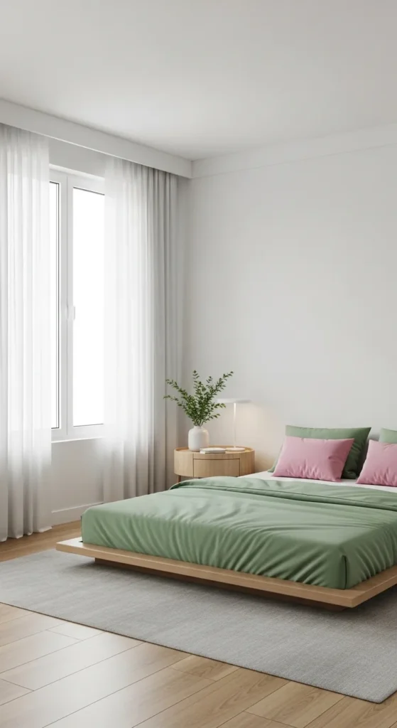 Minimal Green and Pink Theme