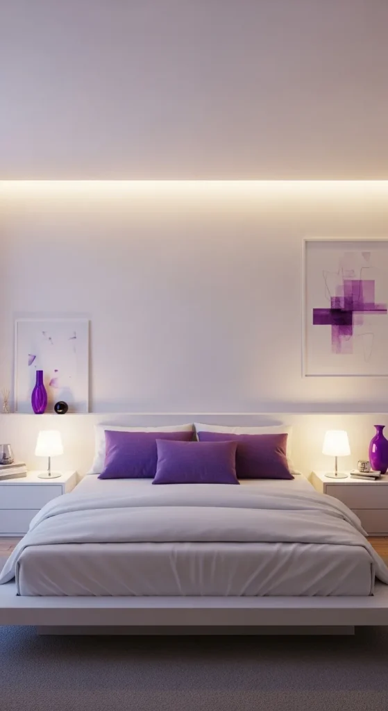 Minimalist Purple Touches