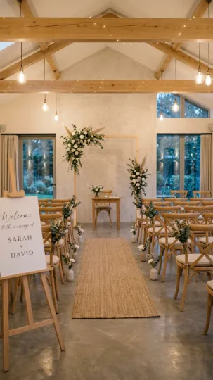 Minimalist Wedding Decor