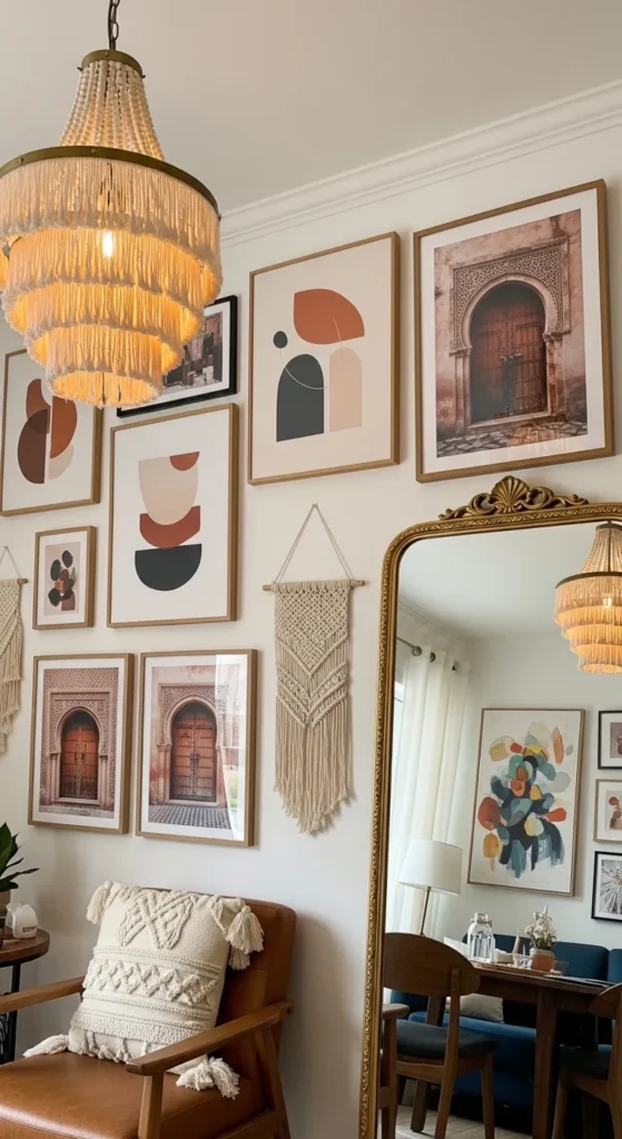 Mix Bold Colors and Earthy Tones