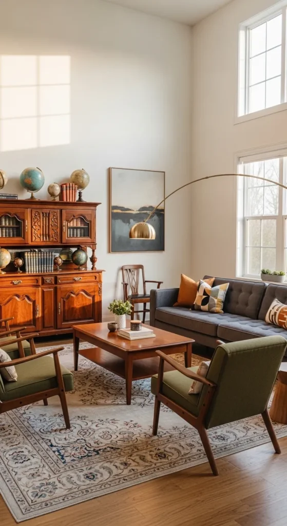 Mix Old and New Furniture