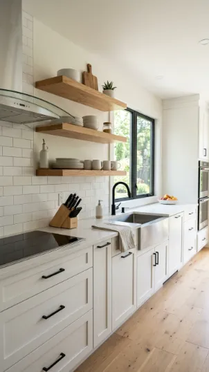 Mix with White Cabinets