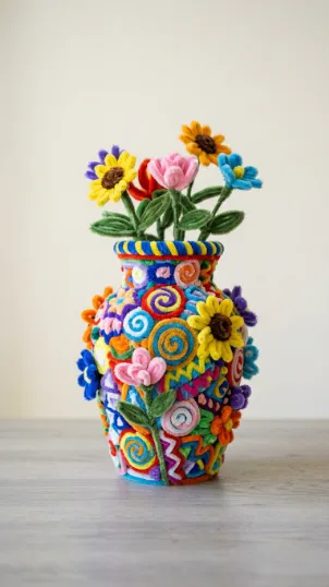 Mixed Design Creative Vase