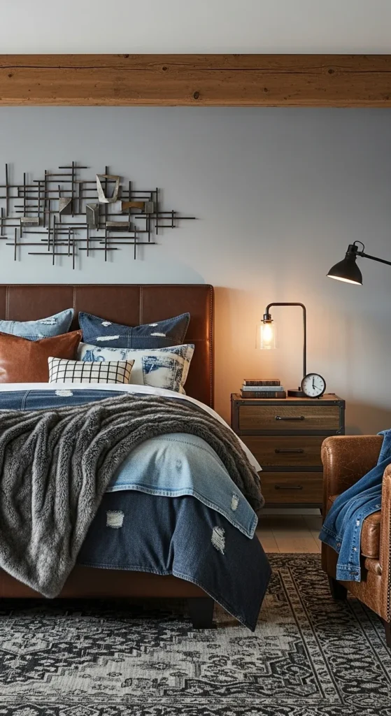 Mixed Texture Urban Bedroom