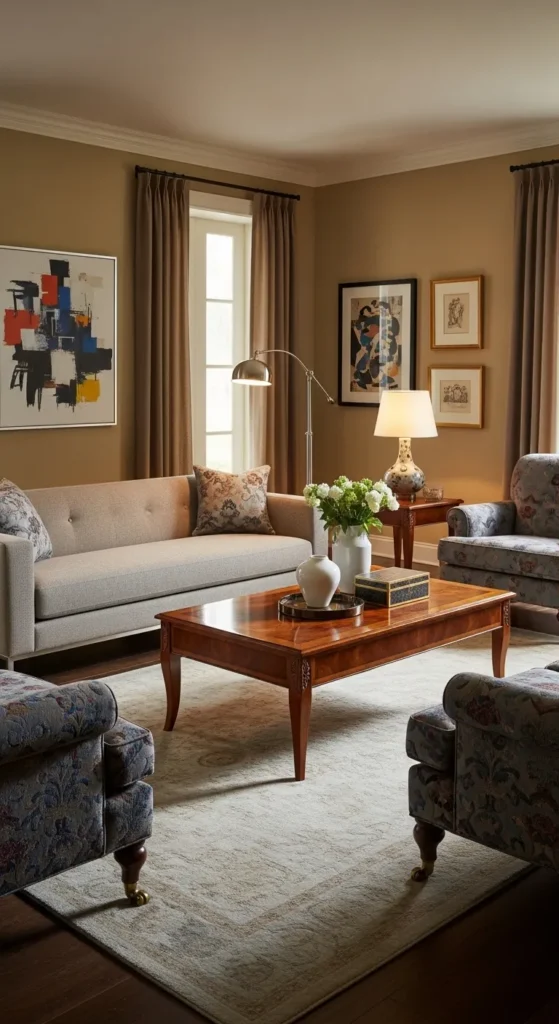 Modern and Classic Furniture Mix