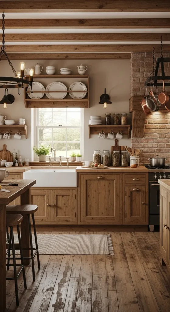 Natural Wood Cabinets