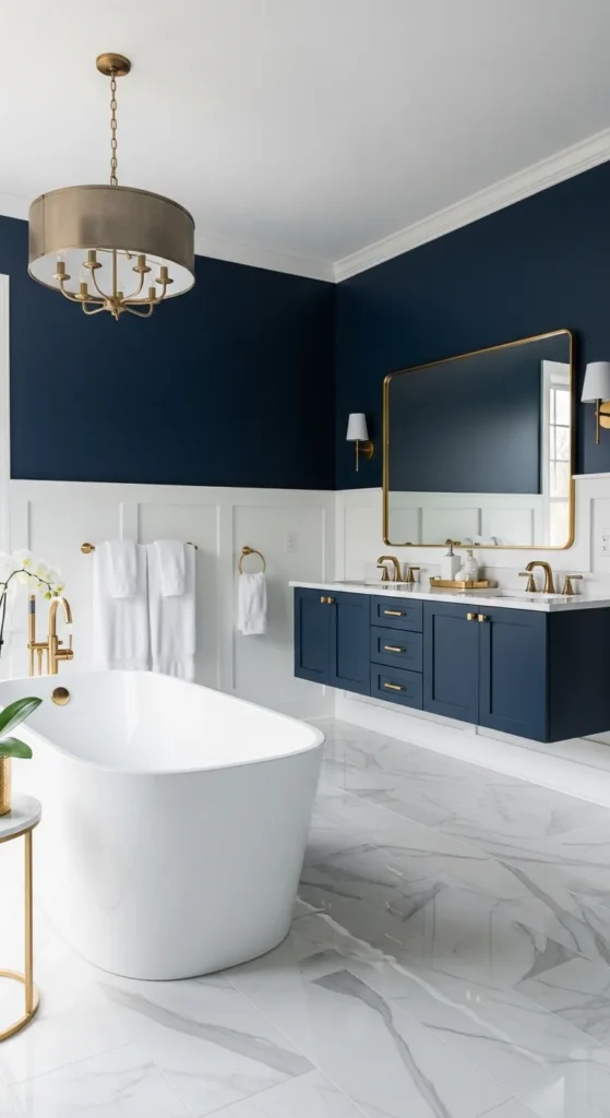 Navy Blue Walls