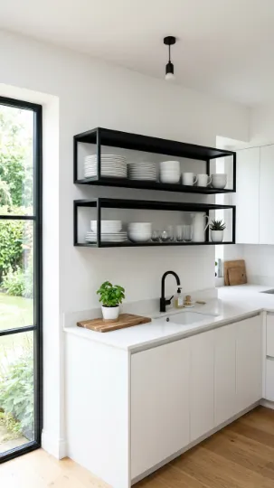 Open Shelving Contrast
