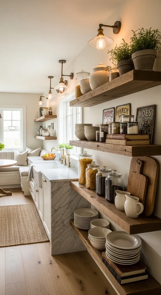 Open Shelving Kitchen