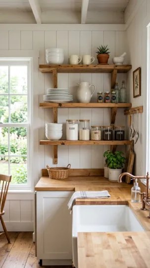 Open Shelving in the Kitchen
