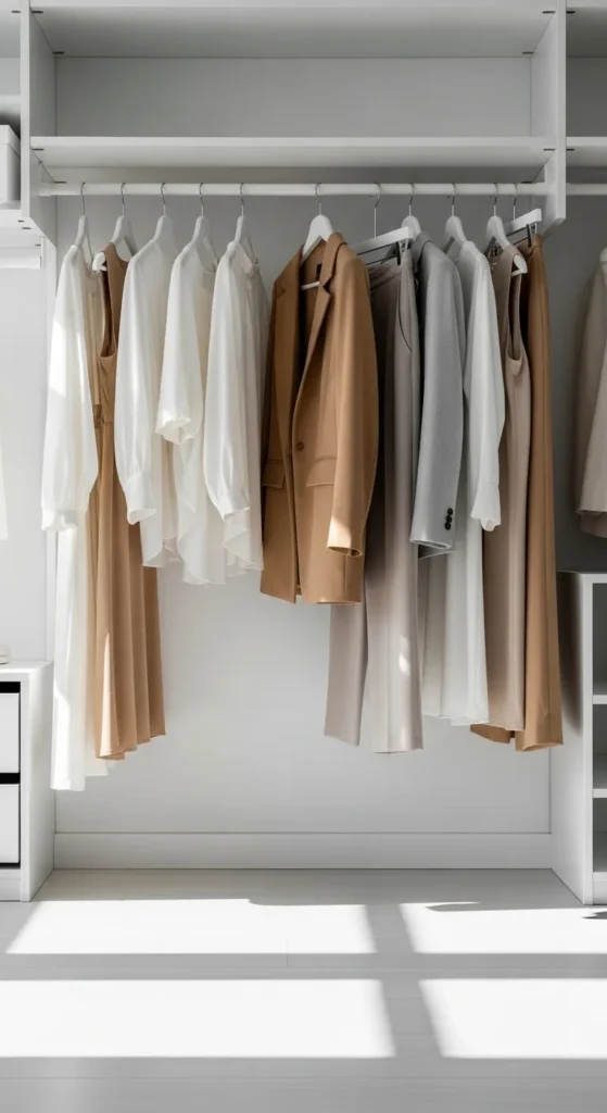 Organize Capsule Wardrobe Pieces