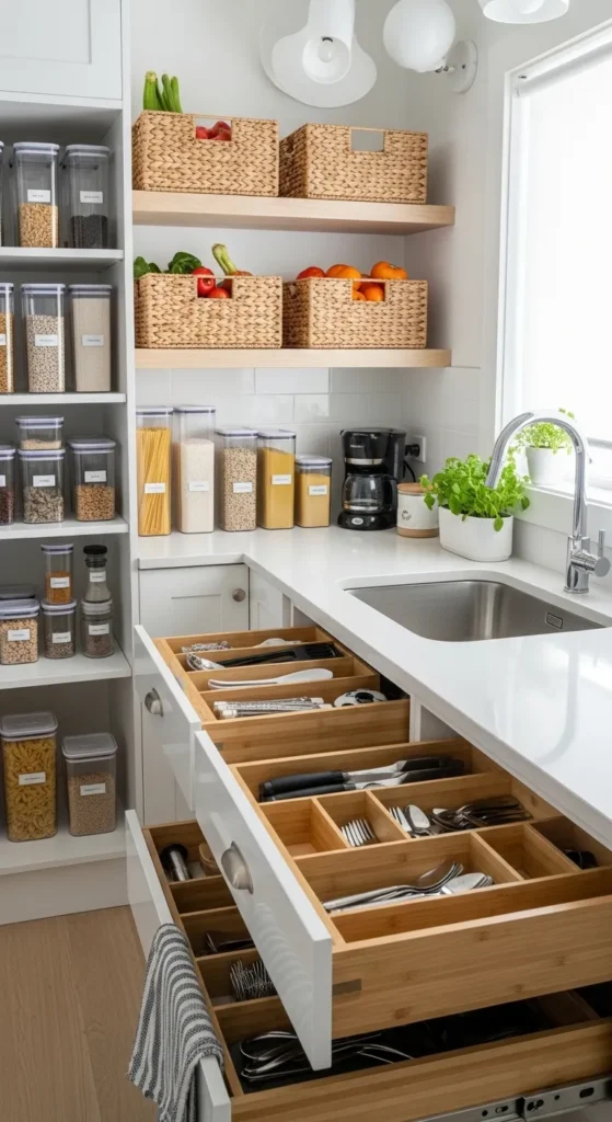Organized Storage Kitchen