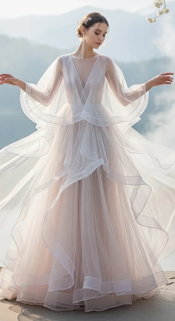 Organza Overlay Dress