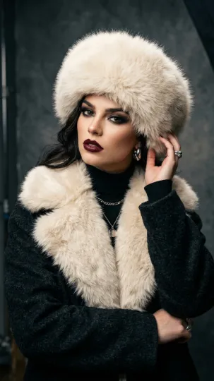 Oversized Faux Fur Headband