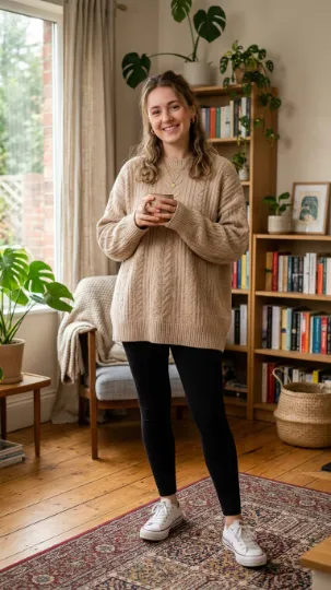 Oversized Sweater with Leggings