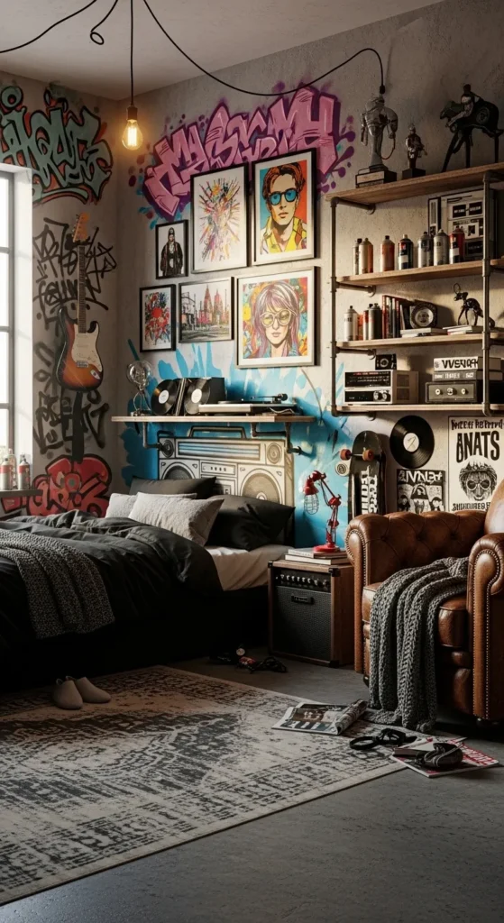 Personal Creative Street Bedroom