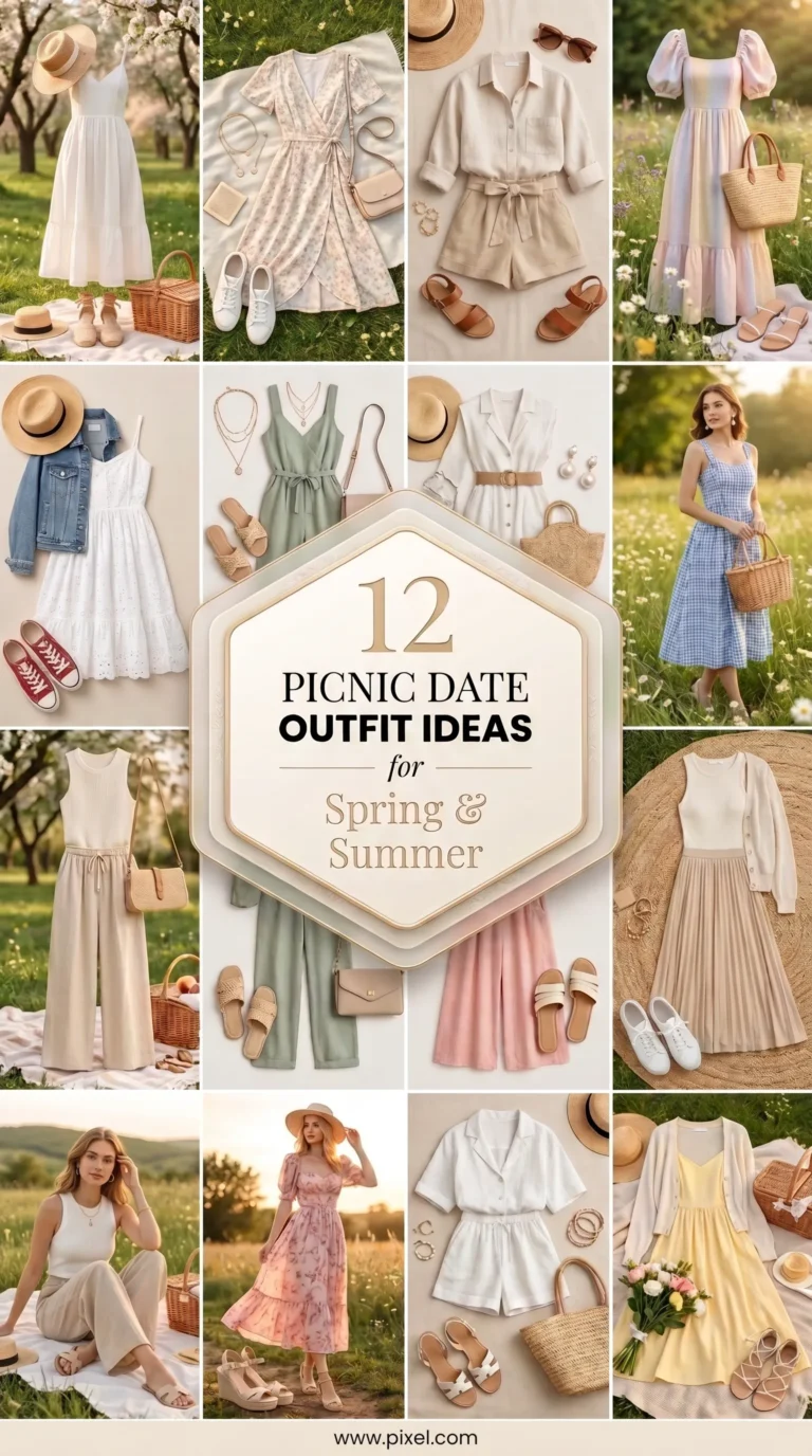 Picnic Date Outfit Ideas for Spring and Summer