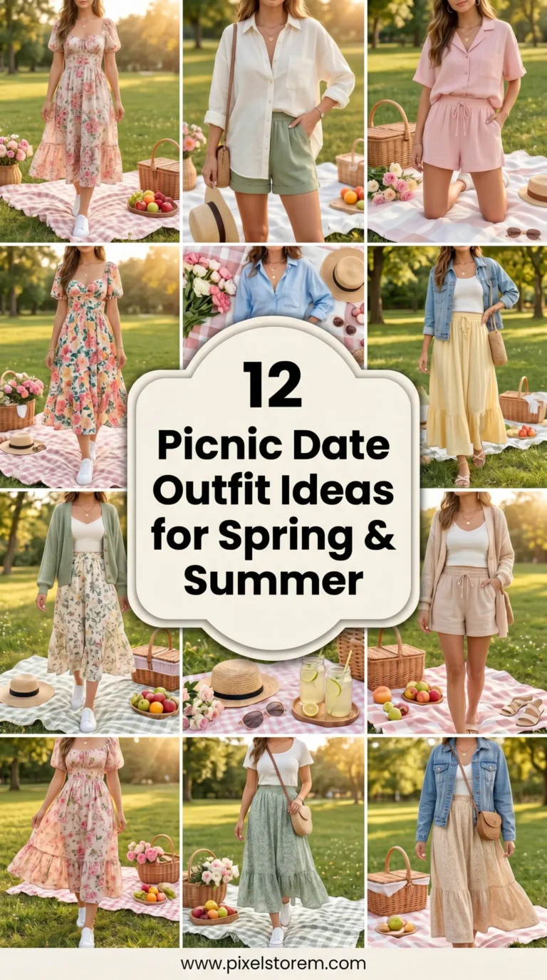 Picnic Date Outfit Ideas for Spring and Summer