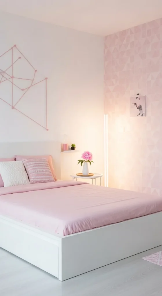 Pink and White Minimalist Theme