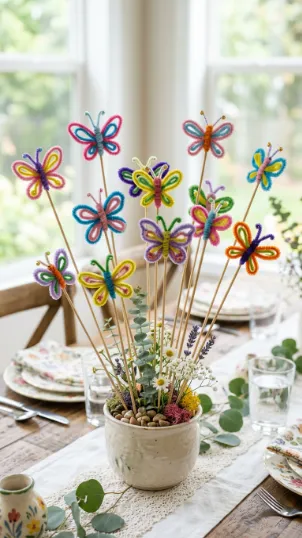 Pipe Cleaner Butterflies