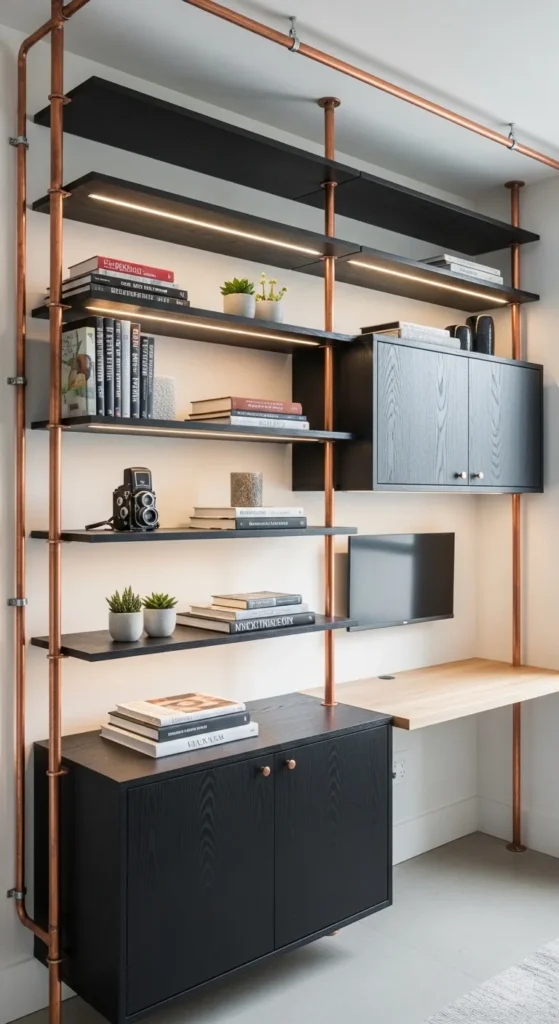 Pipe-Smart Custom Shelving 