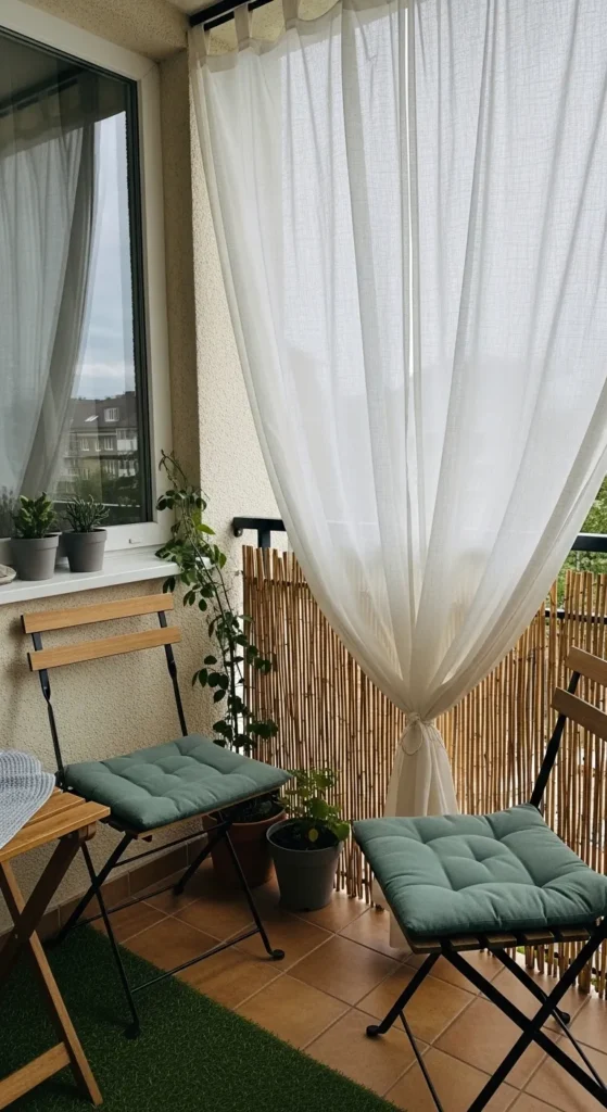 Privacy with Curtains or Screens