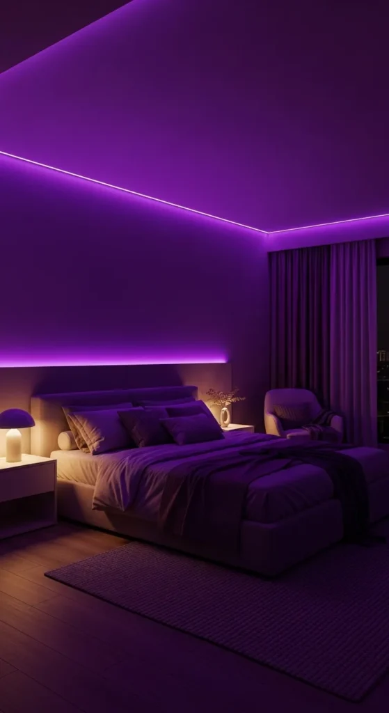 Purple Lighting Elements